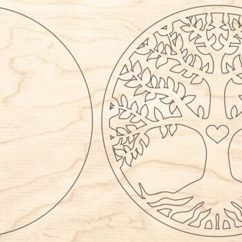 Intra απο ξύλο plywood 3mm-4mm πάχος - Οικογενειακό Δέντρο, Οικογενειακό Όνομα Ξύλινη πινακίδα Δίασταση 20x25 cm INTRAFABR-115979853 - Image 3