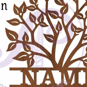 Intra απο ξύλο plywood 3mm-4mm πάχος -  κοπής με λέιζερ   name name Δίασταση 30x20 cm INTRAFABR-104140557 - Image 4