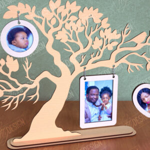 Intra απο ξύλο plywood 3mm-4mm πάχος - Κορνίζα Οικογενειακό Δέντρο | Διακόσμηση σπιτιού|CNC Δίασταση 20x25 cm INTRAFABR-113999338