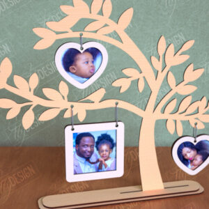 Intra απο ξύλο plywood 3mm-4mm πάχος - Κορνίζα Οικογενειακό Δέντρο | Διακόσμηση σπιτιού|CNC Δίασταση 20x25 cm INTRAFABR-113999341