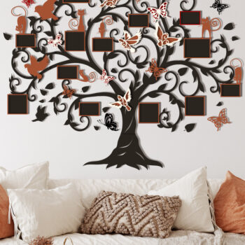 Intra απο ξύλο plywood 3mm-4mm πάχος - Κορνίζες οικογενειακού δέντρου Δίασταση 71x62 cm INTRAFABR-27896774 - Image 3