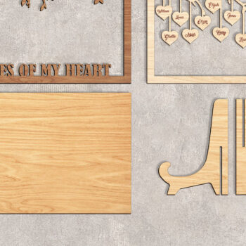 Intra απο ξύλο plywood 3mm-4mm πάχος - Family Tree Wood Frame - Break Jhon Δίασταση 20x25 cm INTRAFABR-93719679 - Image 2