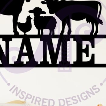 Intra απο ξύλο plywood 3mm-4mm πάχος - Ζώα φάρμας Ονομασία Επιτοίχιας Τέχνης, Δίασταση 40x50 cm INTRAFABR-117375756 - Image 2