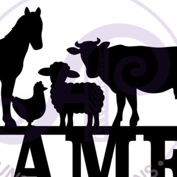 Intra απο ξύλο plywood 3mm-4mm πάχος - Ζώα φάρμας Ονομασία Επιτοίχιας Τέχνης, Δίασταση 40x50 cm INTRAFABR-117375756 - Image 5