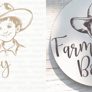 Intra απο ξύλο plywood 3mm-4mm πάχος - Farm Boy , Laser Engrave & Cut Sign Δίασταση 30x20 cm INTRAFABR-122101085 - Image 1