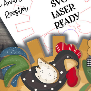 Intra απο ξύλο plywood 3mm-4mm πάχος - Δέσμη Farm Life  για  Δίασταση 20x20 cm INTRAFABR-55448046 - Image 7