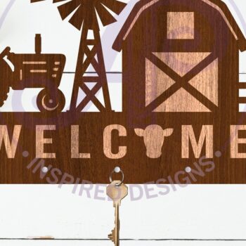 Intra απο ξύλο plywood 3mm-4mm πάχος - Σχέδια θήκης κλειδιού σκηνικών φάρμας Δίασταση 30x20 cm INTRAFABR-124358757 - Image 2