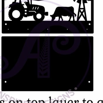 Intra απο ξύλο plywood 3mm-4mm πάχος - Σχέδια θήκης κλειδιού Farm Tractor Αποκομμένα Δίασταση 30x20 cm INTRAFABR-116238642 - Image 4