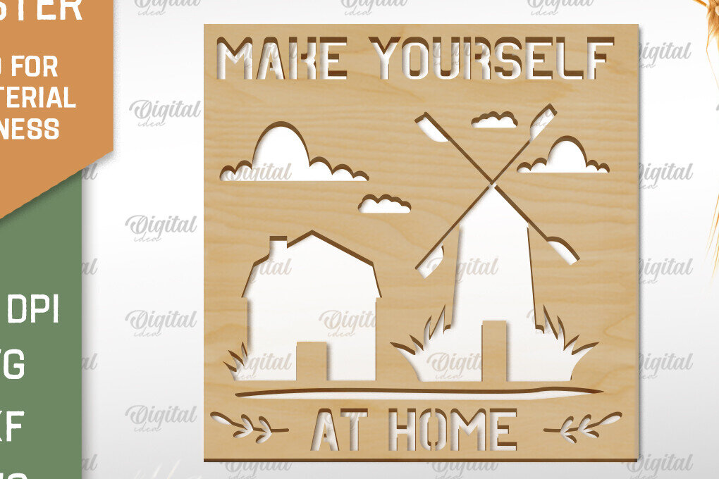 Intra απο ξύλο plywood 3mm-4mm πάχος - Σουβέρ αγροικίας   Δίασταση 30x20 cm INTRAFABR-93307436