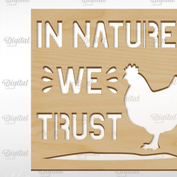 Intra απο ξύλο plywood 3mm-4mm πάχος - Δέσμη κοπής Laser Coasters Farmhouse Δίασταση 30x20 cm INTRAFABR-93249237 - Image 3