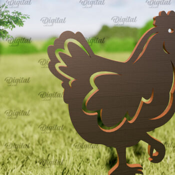 Intra απο ξύλο plywood 3mm-4mm πάχος - Διακόσμηση αγροικίας . Λέιζερ πασσάλων κήπου Δίασταση 30x20 cm INTRAFABR-95295318 - Image 1