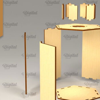 Intra απο ξύλο plywood 3mm-4mm πάχος - φαναριού αγροικίας. Σχεδιασμός Φάρμας Δίασταση 30x20 cm INTRAFABR-99559953 - Image 3