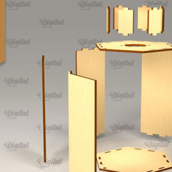 Intra απο ξύλο plywood 3mm-4mm πάχος - φαναριού αγροικίας. Σχεδιασμός Φάρμας Δίασταση 30x20 cm INTRAFABR-99559612 - Image 3