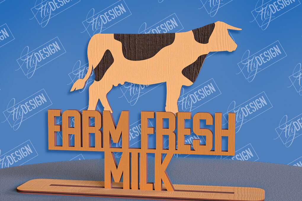 Intra απο ξύλο plywood 3mm-4mm πάχος - Σχέδιο κοπής με λέιζερ μόνιμης αγροικίας Δίασταση 30x20 cm INTRAFABR-96821999