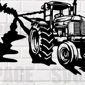 Intra απο ξύλο plywood 3mm-4mm πάχος -  κοπής λέιζερ   Farming Tractor Sign Δίασταση 30x20 cm INTRAFABR-115600334