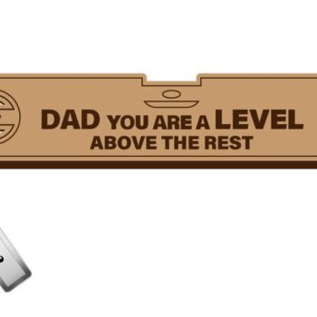 Intra απο ξύλο plywood 3mm-4mm πάχος - Father Day Laser Cut Μπρελόκ - Μπρελόκ Δίασταση 4x4 cm INTRAFABR-34241834 - Image 1