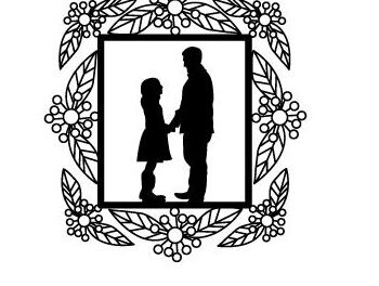 Intra απο ξύλο plywood 3mm-4mm πάχος - Μεταλλική διακόσμηση τοίχου με λέιζερ για την ημέρα του πατέρα Δίασταση 40x50 cm INTRAFABR-72833559 - Image 2