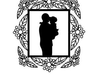 Intra απο ξύλο plywood 3mm-4mm πάχος - Μεταλλική διακόσμηση τοίχου με λέιζερ για την ημέρα του πατέρα Δίασταση 40x50 cm INTRAFABR-72833631 - Image 2