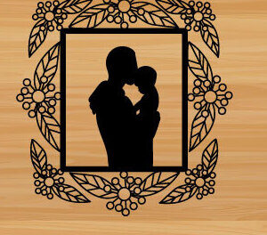 Intra απο ξύλο plywood 3mm-4mm πάχος - Μεταλλική διακόσμηση τοίχου με λέιζερ για την ημέρα του πατέρα Δίασταση 40x50 cm INTRAFABR-72833717