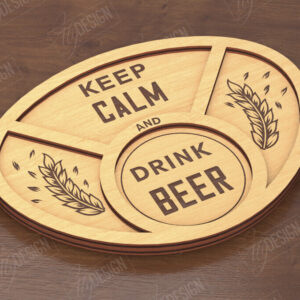 Intra απο ξύλο plywood 3mm-4mm πάχος - Πίνακας σνακ μπύρας για την ημέρα του πατέρα|Δίσκος σνακ Δίασταση 40x50 cm INTRAFABR-119309057