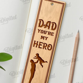 Intra απο ξύλο plywood 3mm-4mm πάχος - Απο σελιδοδείκτης για την Ημέρα του Πατέρα Δίασταση 5x20 cm INTRAFABR-121119721 - Image 1