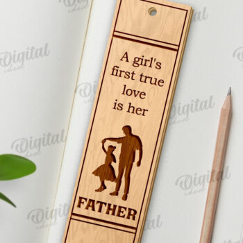 Intra απο ξύλο plywood 3mm-4mm πάχος - Απο σελιδοδείκτης για την Ημέρα του Πατέρα Δίασταση 5x20 cm INTRAFABR-121119450 - Image 1