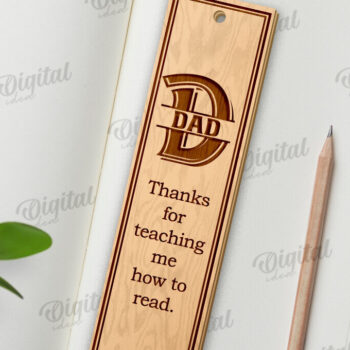 Intra απο ξύλο plywood 3mm-4mm πάχος - Πακέτο σελιδοδεικτών για την Ημέρα του Πατέρα Δίασταση 5x20 cm INTRAFABR-120970097 - Image 4