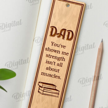 Intra απο ξύλο plywood 3mm-4mm πάχος - Πακέτο σελιδοδεικτών για την Ημέρα του Πατέρα Δίασταση 5x20 cm INTRAFABR-120970097 - Image 10