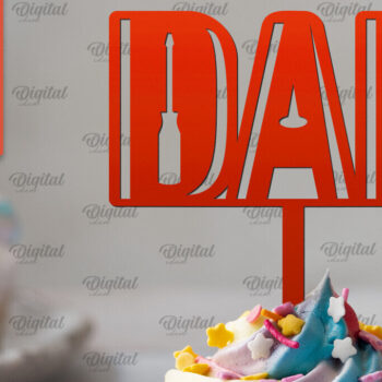 Intra απο ξύλο plywood 3mm-4mm πάχος - Τούρτα για την Ημέρα του Πατέρα  Δίασταση 30x20 cm INTRAFABR-96135269 - Image 1