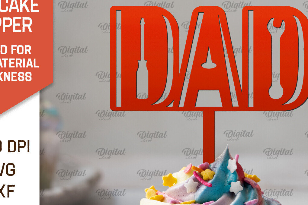 Intra απο ξύλο plywood 3mm-4mm πάχος - Τούρτα για την Ημέρα του Πατέρα  Δίασταση 30x20 cm INTRAFABR-96135269