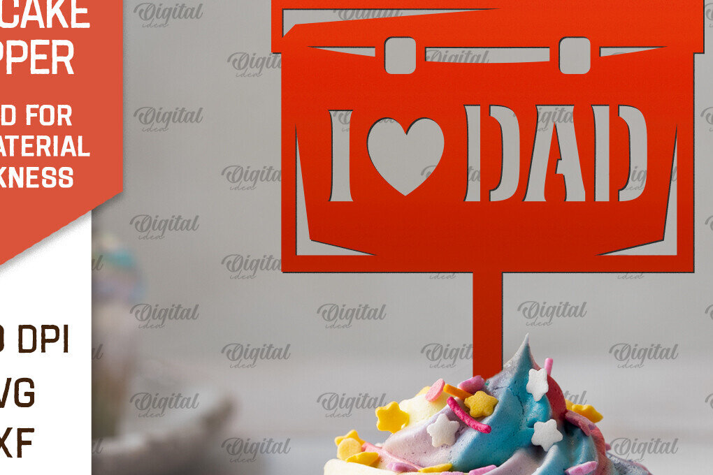 Intra απο ξύλο plywood 3mm-4mm πάχος - Τούρτα για την Ημέρα του Πατέρα  Δίασταση 30x20 cm INTRAFABR-96137242