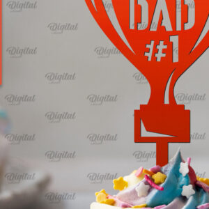 Intra απο ξύλο plywood 3mm-4mm πάχος - Τούρτα για την Ημέρα του Πατέρα  Δίασταση 30x20 cm INTRAFABR-96137289