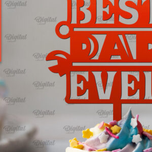 Intra απο ξύλο plywood 3mm-4mm πάχος - Τούρτα για την Ημέρα του Πατέρα  Δίασταση 30x20 cm INTRAFABR-96135126