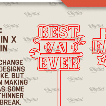 Intra απο ξύλο plywood 3mm-4mm πάχος - Τούρτα για την Ημέρα του Πατέρα  Δίασταση 30x20 cm INTRAFABR-96135186 - Image 2