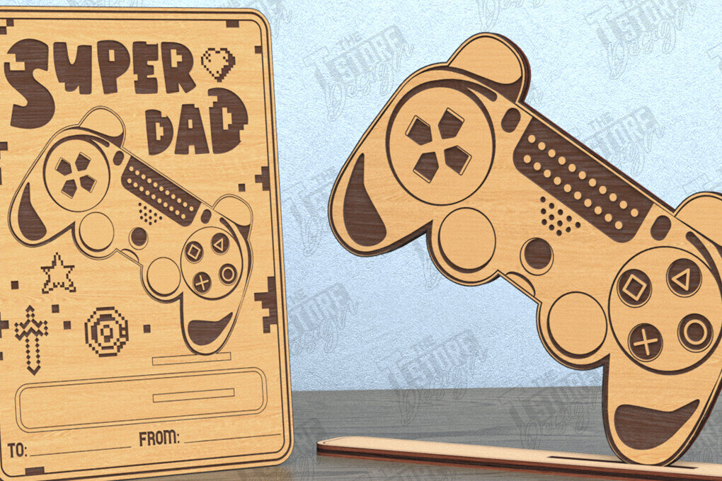 Intra απο ξύλο plywood 3mm-4mm πάχος - Κάρτα για τη γιορτή του πατέρα | Ευχετήρια κάρτα | Δώρο Δίασταση 10x15 cm INTRAFABR-119307099