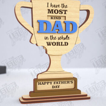 Intra απο ξύλο plywood 3mm-4mm πάχος - Πακέτο καρτών για τη γιορτή του πατέρα | Ιδέα δώρου Δίασταση 10x15 cm INTRAFABR-118829132 - Image 2