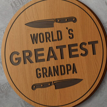 Intra απο ξύλο plywood 3mm-4mm πάχος - Πακέτο κοπής για τη γιορτή του πατέρα | CNC Δίασταση 20x20 cm INTRAFABR-119067602 - Image 3