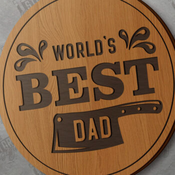 Intra απο ξύλο plywood 3mm-4mm πάχος - Πακέτο κοπής για τη γιορτή του πατέρα | CNC Δίασταση 20x20 cm INTRAFABR-119067602 - Image 4