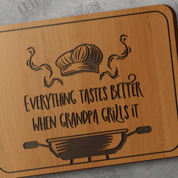 Intra απο ξύλο plywood 3mm-4mm πάχος - Πίνακας κοπής για τη γιορτή του πατέρα |  CNC Δίασταση 40x50 cm INTRAFABR-118894969 - Image 1