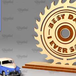 Intra απο ξύλο plywood 3mm-4mm πάχος - Διακόσμηση για την Ημέρα του Πατέρα Laser Cut  Δίασταση 30x20 cm INTRAFABR-96279840