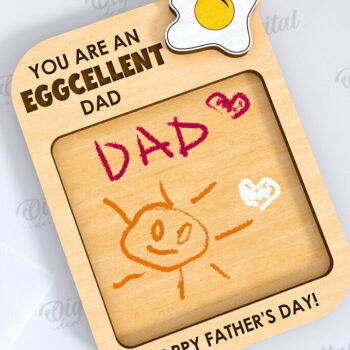 Intra απο ξύλο plywood 3mm-4mm πάχος - Λέιζερ δώρου σχεδίασης πλάκας ημέρας του πατέρα Δίασταση 30x20 cm INTRAFABR-119901422 - Image 1