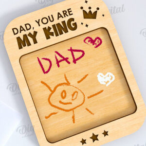 Intra απο ξύλο plywood 3mm-4mm πάχος - Λέιζερ δώρου σχεδίασης πλάκας ημέρας του πατέρα Δίασταση 30x20 cm INTRAFABR-119901449