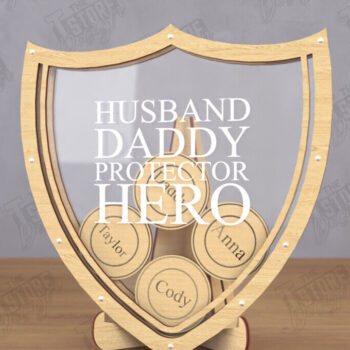 Intra απο ξύλο plywood 3mm-4mm πάχος - Γιορτή του Πατέρα | Οικογενειακά σημάδια Δίασταση 30x20 cm INTRAFABR-120133378 - Image 1