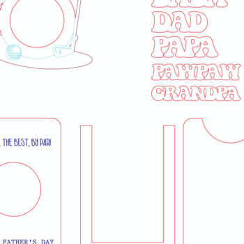 Intra απο ξύλο plywood 3mm-4mm πάχος -  περικοπής  για την Ημέρα του Πατέρα Δίασταση 20x25 cm INTRAFABR-98286492 - Image 4