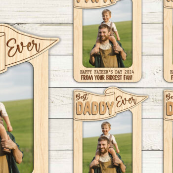 Intra απο ξύλο plywood 3mm-4mm πάχος -  περικοπής  για την Ημέρα του Πατέρα Δίασταση 20x25 cm INTRAFABR-98479145 - Image 2