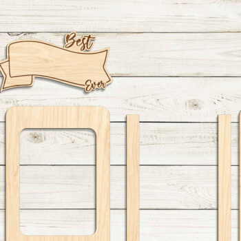 Intra απο ξύλο plywood 3mm-4mm πάχος -  περικοπής  για την Ημέρα του Πατέρα Δίασταση 20x25 cm INTRAFABR-98479272 - Image 3