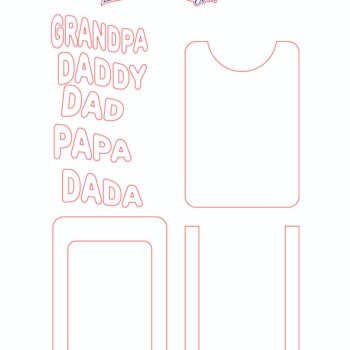 Intra απο ξύλο plywood 3mm-4mm πάχος -  περικοπής  για την Ημέρα του Πατέρα Δίασταση 20x25 cm INTRAFABR-98479272 - Image 4