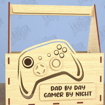 Intra απο ξύλο plywood 3mm-4mm πάχος - Κουτί δώρου για τη γιορτή του πατέρα | Κουτί αποθήκευσης |CNC Δίασταση 15x15 cm INTRAFABR-118890032 - Image 1