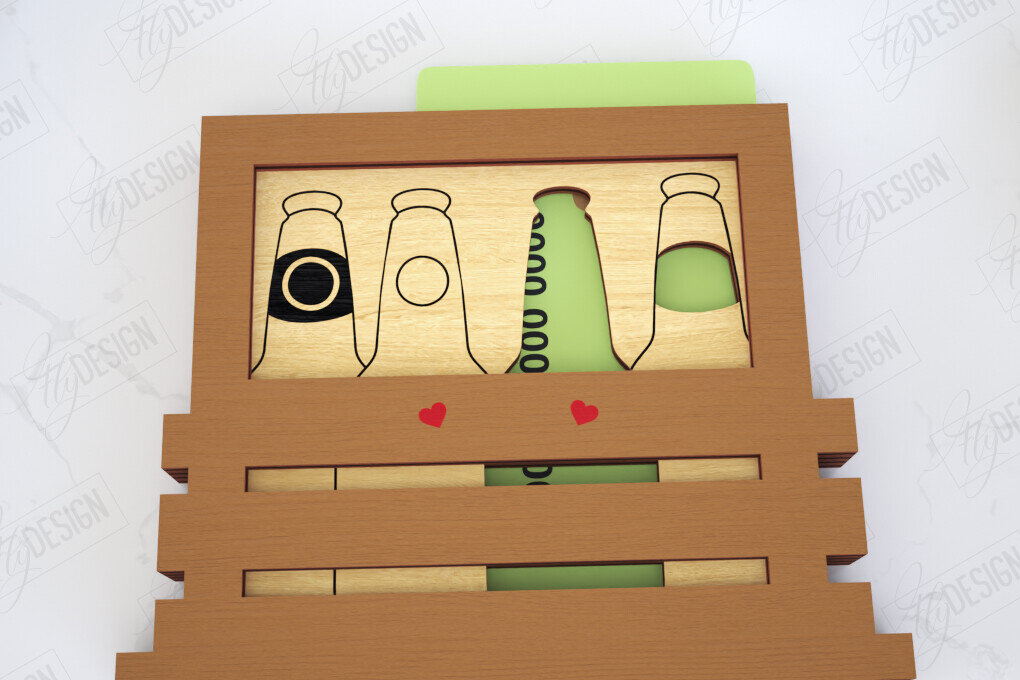 Intra απο ξύλο plywood 3mm-4mm πάχος - Δωροθήκη για την Ημέρα του Πατέρα | Gift Idea Δίασταση 10x15 cm INTRAFABR-116151454