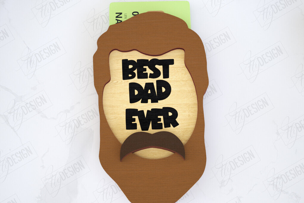 Intra απο ξύλο plywood 3mm-4mm πάχος - Δωροθήκη για την Ημέρα του Πατέρα | Gift Idea Δίασταση 10x15 cm INTRAFABR-116151470